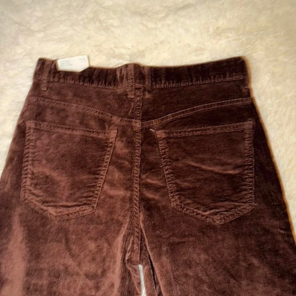 We‎ The Free Risk Taker Cord Straight Leg in Chocolate Truffle NEW Size 28